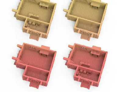 The Snoring Warrior Inn 3D print model