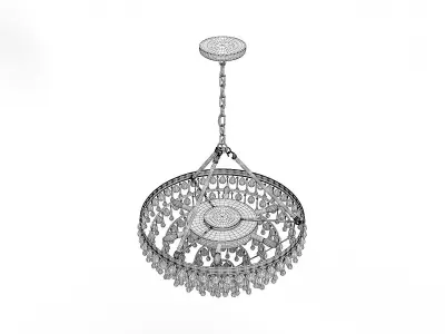 Calypso 8 Light Chandelier 137-CH 3D model