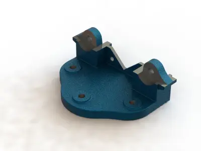 Pipe Bench - Morsa de Tubo 3D model