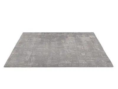 LASYA HAND-KNOTTED SILK and WOOL RUG G 3D model