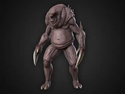 Fat Ripper Low-poly 3D model