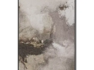 Abstract Painting Frame set 3D model 780
