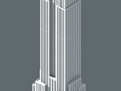 Empire State Building 3D print model