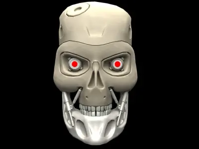 Terminator Head Skull  3D model