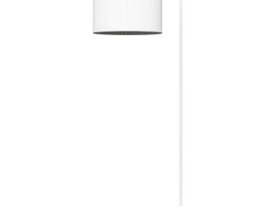 Outdoor designer lamp Read Noon by Zeitraum grey 3D model