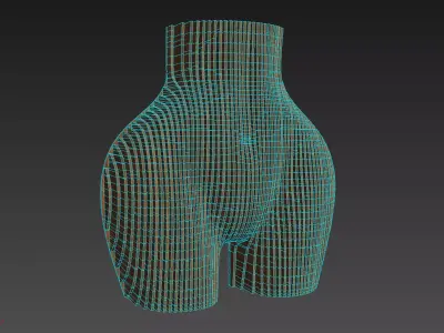 Parametric Female Body Wall Decor 3D model