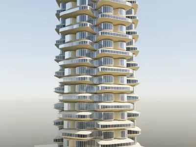 Designer Apartment Housing 3D model