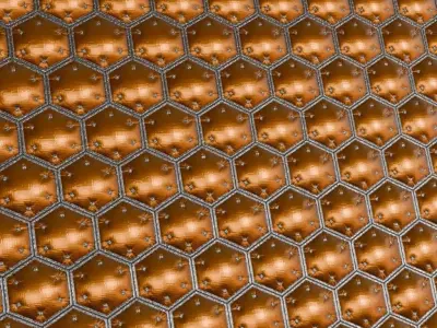 Sci-Fi Wall PBR Seamless Texture