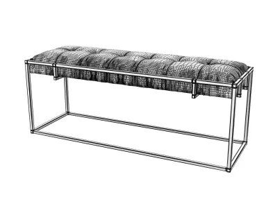 Oxford Bench 3D model