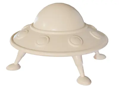Flying saucer Low-poly 3D model purchase