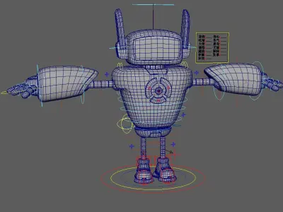Robot 004 3D model