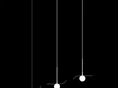 pendant light Kdln Flow 3D model