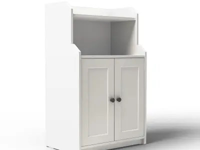 HAUGA - Cabinet with 2 doors 3D model