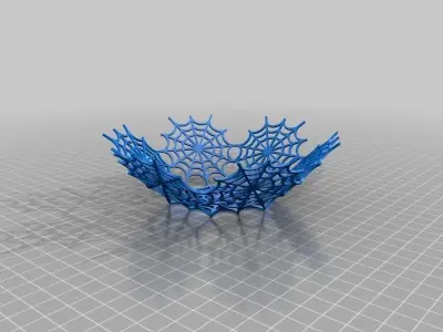 Web Candy bowl Free 3D print model