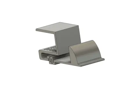 Closet or Shelf door auto lock 3D print model