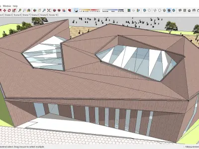 Sketchup Cultral Center G2 3D model