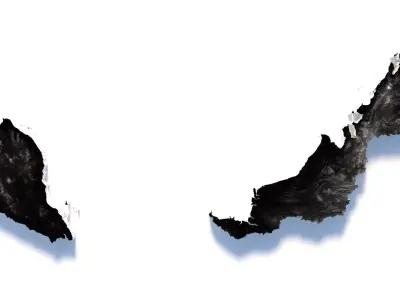 Malaysia Terrain Country 3D model