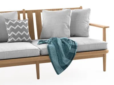 Levante 3-Seat Sofa 3D model