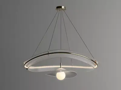 Ceiling light 3D model 53
