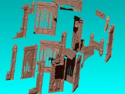 BATTLE SANCTUM 3D print model