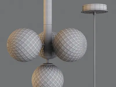 Nuura Miira 4 Optic 03040223 - Pendant Lamp 3D model