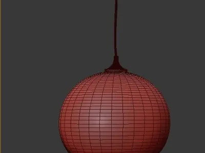 Hanging lamp 2 Loft Design 3D model