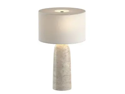 Sarezzo Stone Tapered Table Lamp 3D model