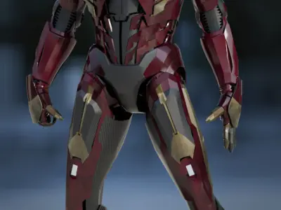Iron Man MK00 Stealth Armor 3D model