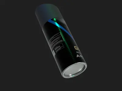 Mens Body Perfume Spray Low-poly 3D model