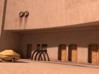 Mos Eisley Docking Bay 94 3D model