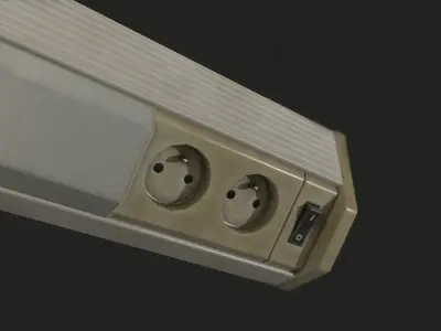 Kitchen counter light - PBR Game Ready Low-poly 3D model