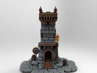 medieval monuments 3D print model