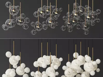 Giopato Coombes Bolle Circular 14 24 34 Bubbles Set 3D model