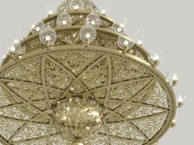 lamp Pendant oriental 2021-03 3D model