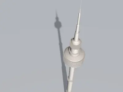  TV tower 3D model
