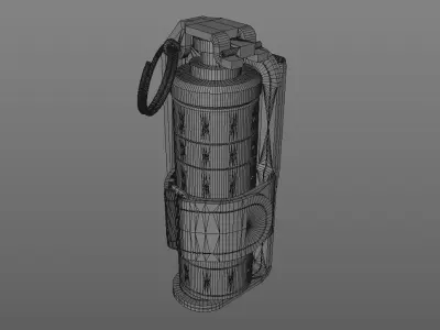 Dredd 2012 gas grenade 3D print model