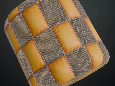 Sci-Fi Wall PBR Seamless Texture