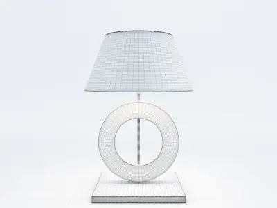 Lense table lamp 3D model