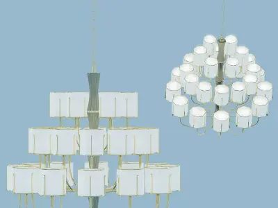 FLOW CHANDELIER 3D model purchase