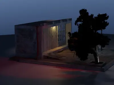 Gate 602 Free low-poly 3D model