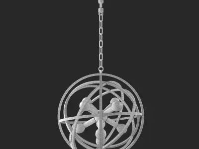 Nest Pendant Small Lampa  Halo 1976  3D model