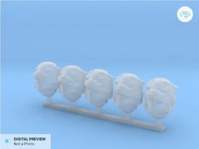 gladiator galo space helmet 3D print model