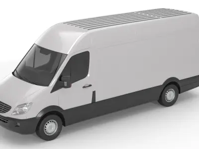 Generic Van 02 3D model