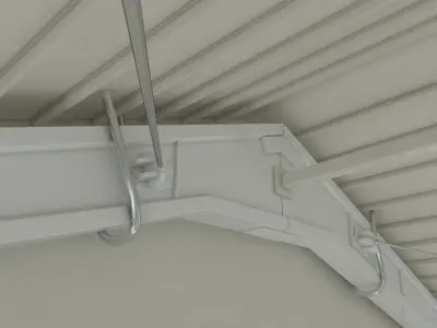 Warehouse White Office 3D model