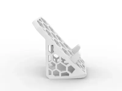 Honeycomb Phone Stand 3D Printable 3D print model