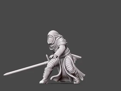 Dark adept - 35 mm scale 3D print model
