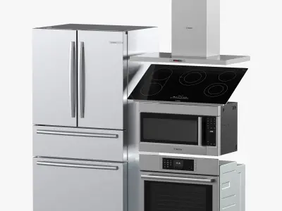 Bosch Appliance Collection 04 Low-poly 3D model