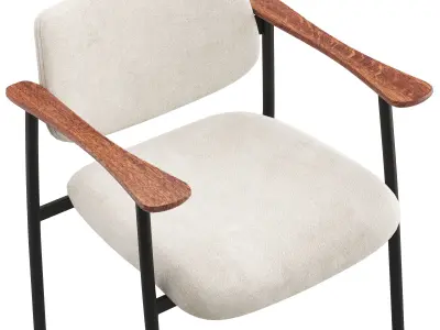 CB2 Warren Chair 3D model