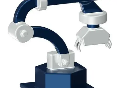 Educational Robot Arm Toy 3D model