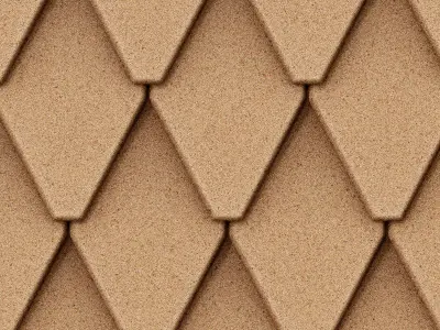 Saga Round Tile 05 - Seamless Texture